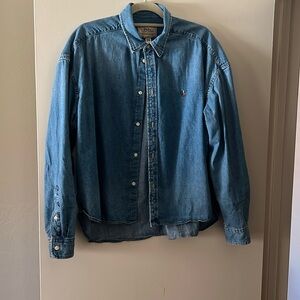 polo by Ralph Lauren Size L Jeans Casual Shirt